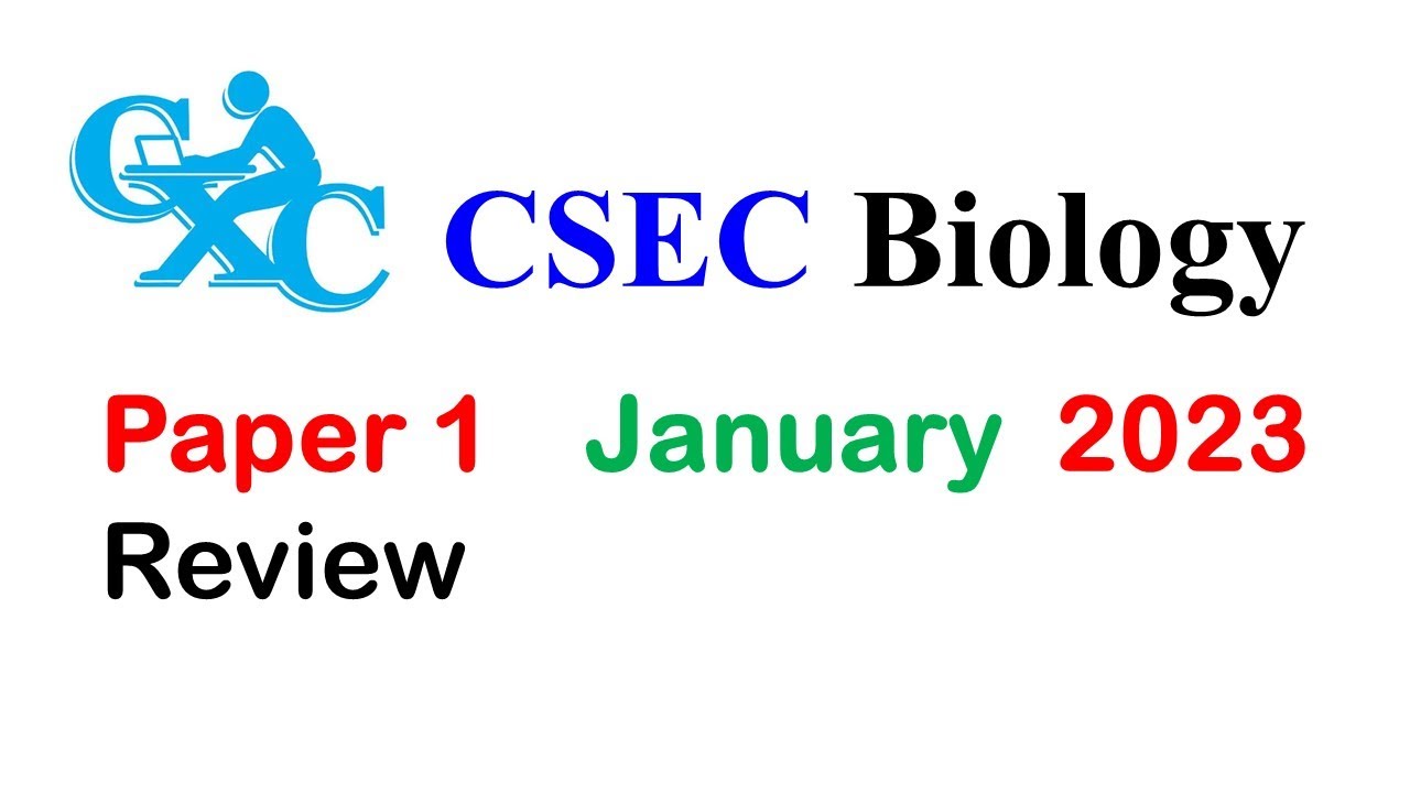 CSEC Biology January 2023 Paper 1