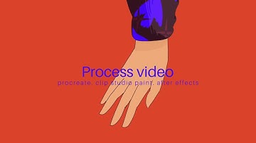 Process video/ #animation #procreate #clipstudiopaint #aftereffects
