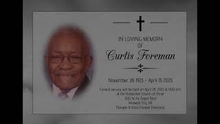 Curtis Foreman Jr.'s Funeral Service 4-29-23