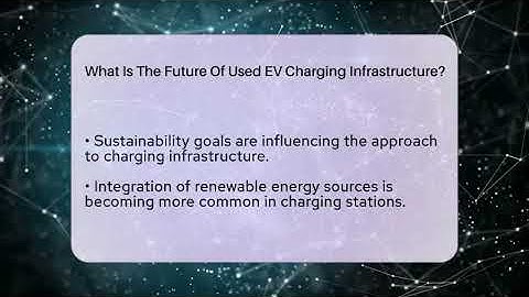 What Is The Future Of Used EV Charging Infrastructure? - Talking Tech Trends