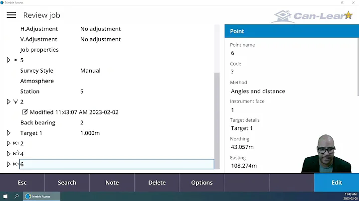 Can-Learn: Reorienting TS setup in Trimble Access ...