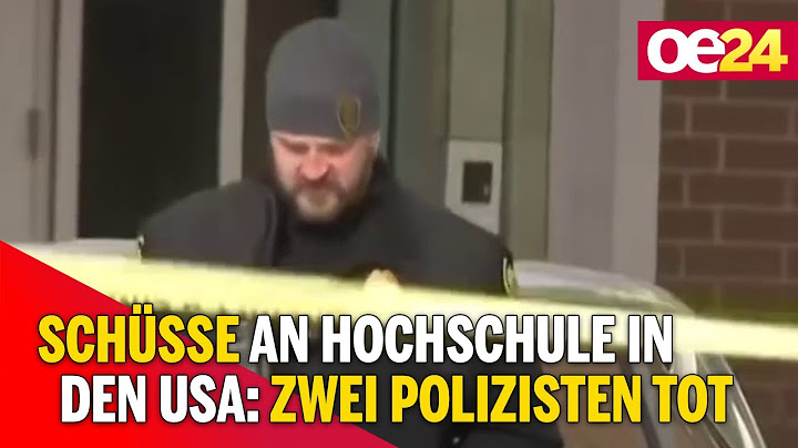 Schüsse an Hochschule in den USA: Zwei Polizisten tot