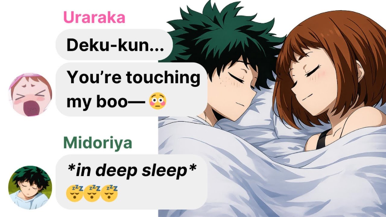 POV: What if Uraraka Shared Her Room with Midoriya | My Hero Academia IG DM Skit