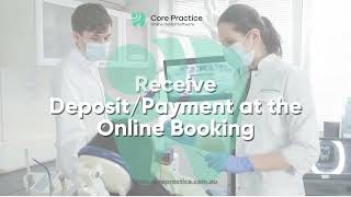Receive Deposit/Payment at the Online Booking