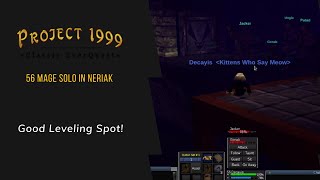 Everquest Project 1999 - 56 Mage Solo in Neriak. Decent XP and Level 49 Spell Research Mats!