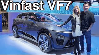 Vinfast VF7 First look // One of four new EVs from Vinfast!