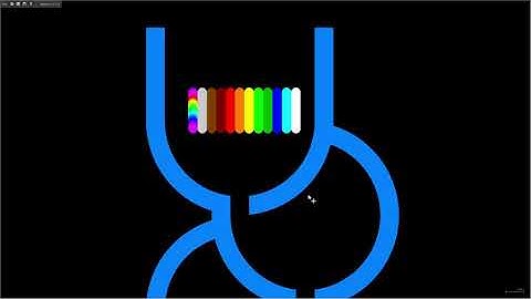 Slimy Worm Race 1 - Worm Race in Algodoo