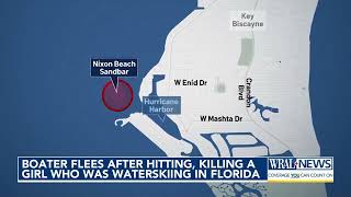 Boater flees after fatally striking girl who was waterskiing in Florida