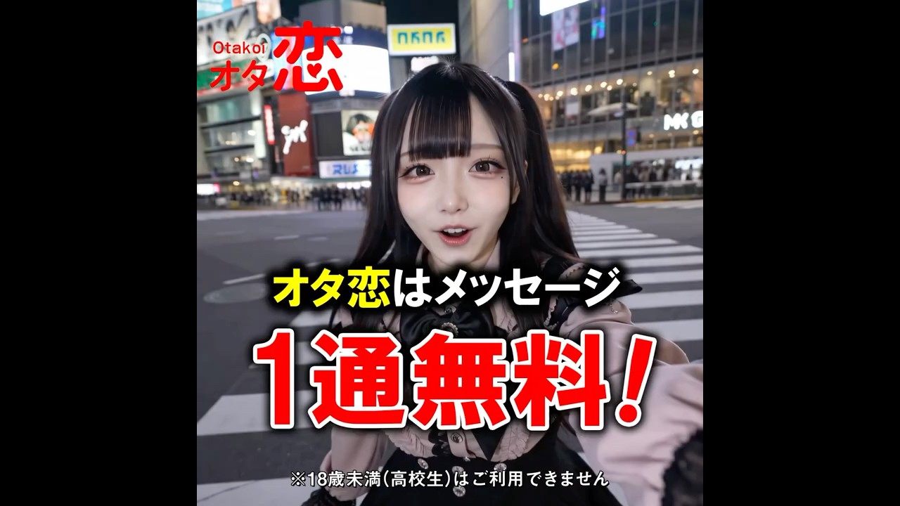 【マッチングアプリ オタ恋】オタ恋はメッセージが1通無料！Ji003-3