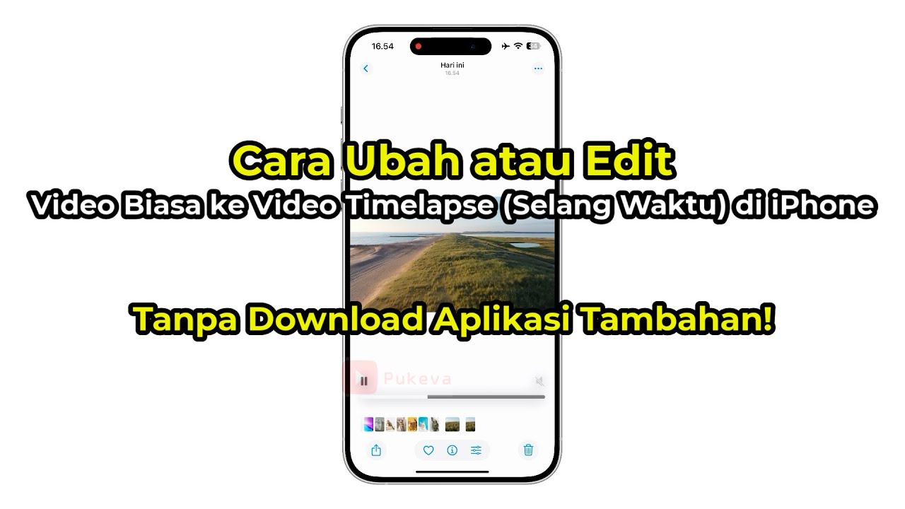 Cara Ubah Video Jadi Timelapse di iPhone | Selang Waktu | Tanpa Aplikasi | TERBARU!