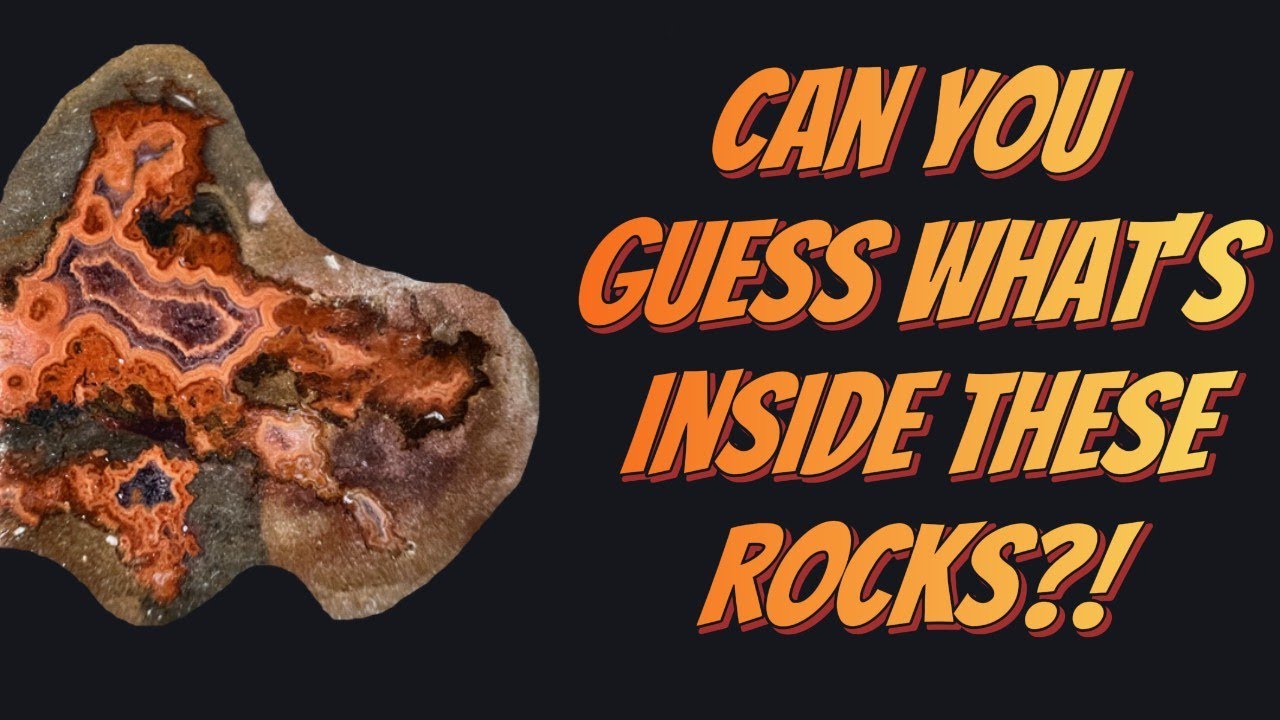 Slicing Rocks Slicing rocks to see what's inside! - YouTube