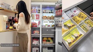 Kitchen Organizing And Refrigerator Restocking | Refill And Restock | Asmr #chinsun