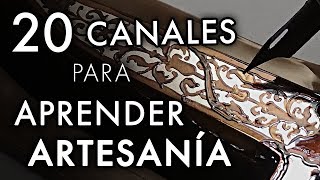 Te recomiendo 20 CANALES para APRENDER ARTESANÍA, trucos y consejos ¡Disfrútalos!