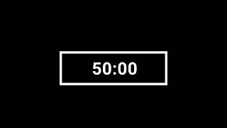 50 Minutes Silent Timer ⏰ | Soft Ending Alarm |No Music | Focus, Study, Work, Reading &amp; Productivity