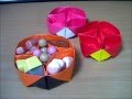 菓子箱の折り方　Candy box