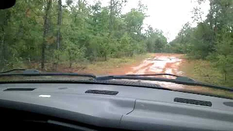 My truck Darla getting dirty!