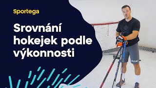 Srovnání hokejek podle výkonnostní úrovně