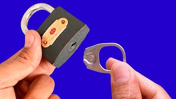 Open a Lock Without KEY in a Flash! How to Unlock Magic