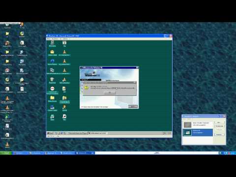 Virtual pc 2007, windows 98