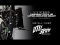 UTV Stereo Kawasaki Teryx H2 Upper Amplifier Mount | Install Video