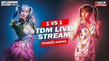 TDM 1V1 CUSTOM ROOM WITH SUBSCRIBERS 🔥🔥|| BOOM BAAM STREAM WITH SPAMZZZGAMING💥