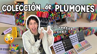 Mi COLECCIÓN de PLUMONES 😱¿Cuántos plumones tengo?😳 | Leo Study