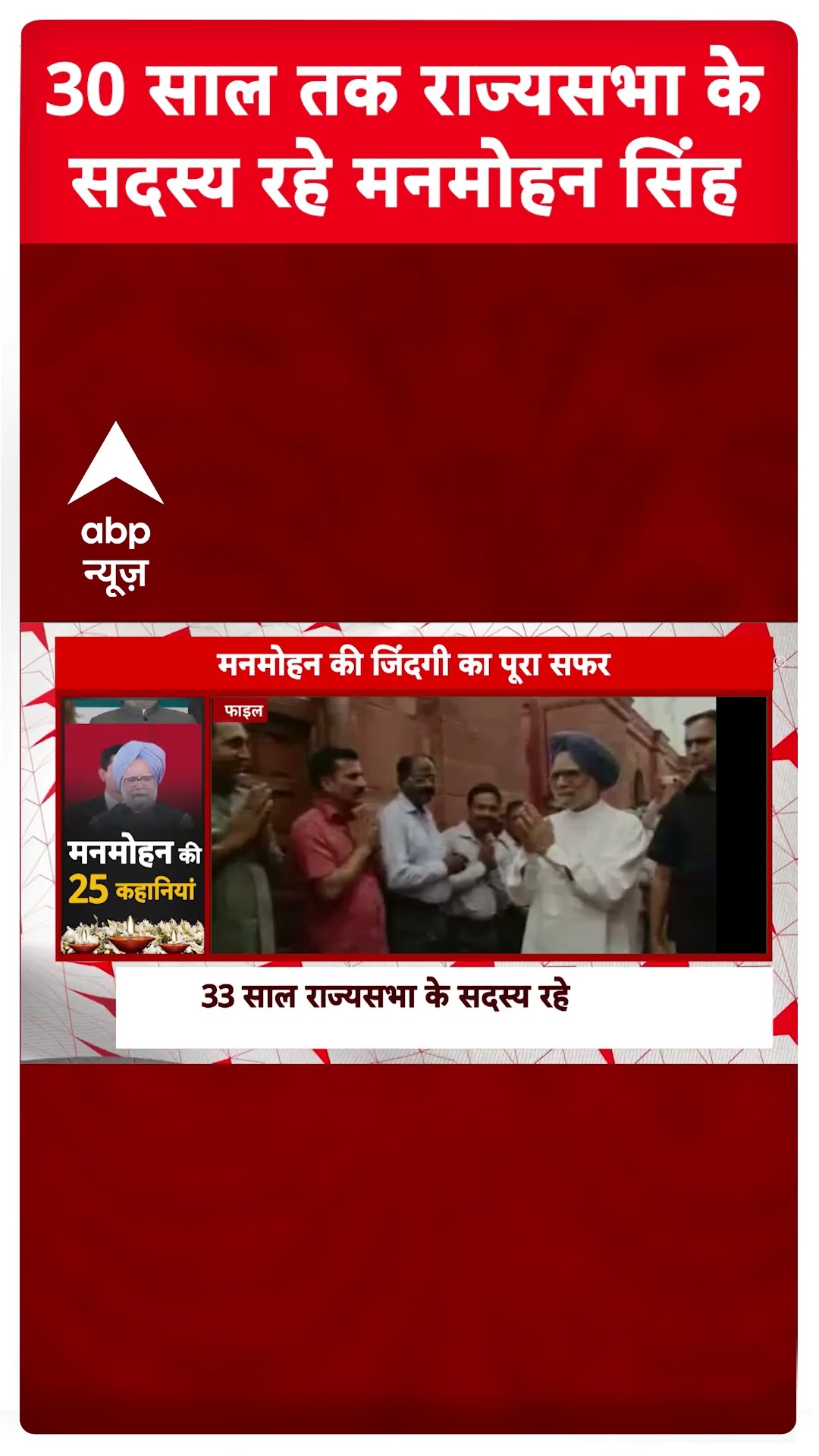 Manmohan Singh Story: 30 साल तक राज्यसभा के सदस्य रहे मनमोहन सिंह | Manmohan Singh Death