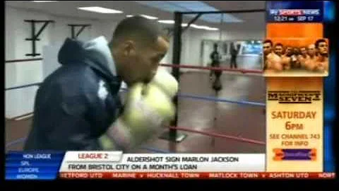 James DeGale Training Session For Dilks