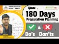 NCHMCT JEE 2024 - 180 days Preparation Planning | Do's & Don'ts | Must Watch