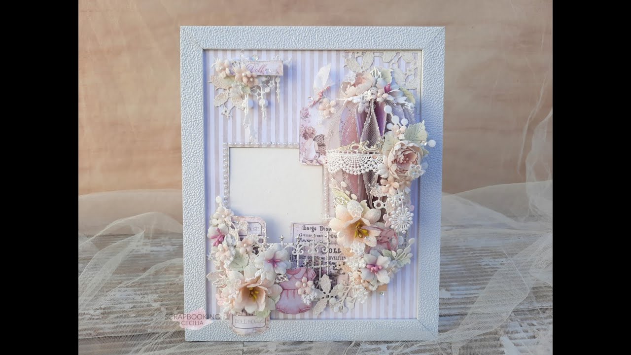 Shabby altered frame | Inspiration - YouTube