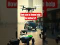 How drones help with human less last mile delivery