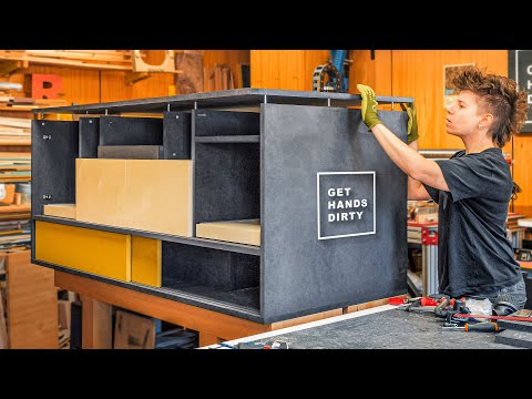 black dresser with jewelry drawer