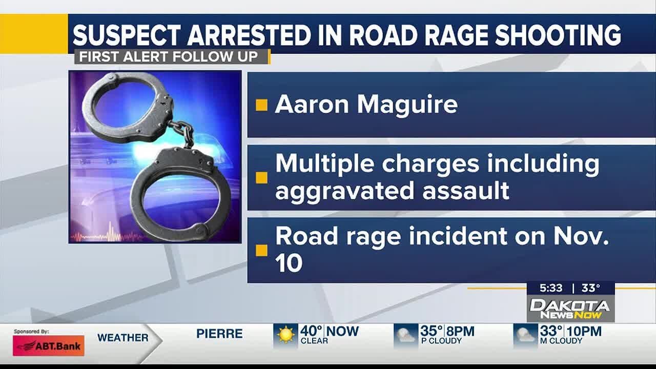 Suspect arrested in Sioux Falls road rage shooting - YouTube
