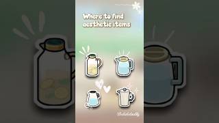 Where to find aesthetic items 🫧✨ | Game world #gameworld #aestheticgame