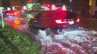 Historic storm sends debris through L.A.'s Hollywood Hills