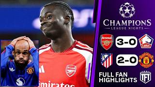 United FLOP AGAIN! Atlético Madrid 2-0 Man Utd Highlights! Saka MASTERCLASS! Arsenal 3-0 Lille 