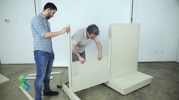 Pegboard Gondola Add-On Assembly Instruction