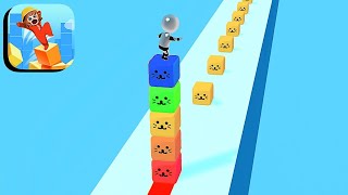 CUBE SURFER, STACK ME UP, A-Z RUN and other games - Gameplay Walkthrough FOR IOS, Android screenshot 3