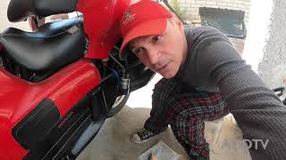 HOW TO CHANGE A HONDA PC800 FUEL PUMP #AVIDTV @AVIDTV123