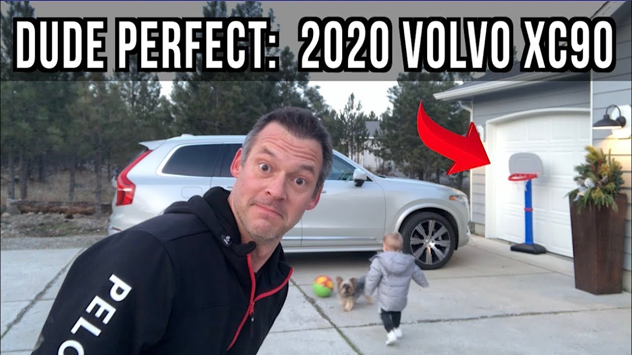 Father & Son Dude Perfect: 2020 Volvo XC90 and Little Tikes Easy Score Basketball Set