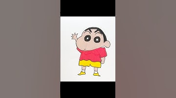 Shin chan easy #drawing #trending #shortfeed #Shinchan #viral#shorts#reels  #howtodraw #