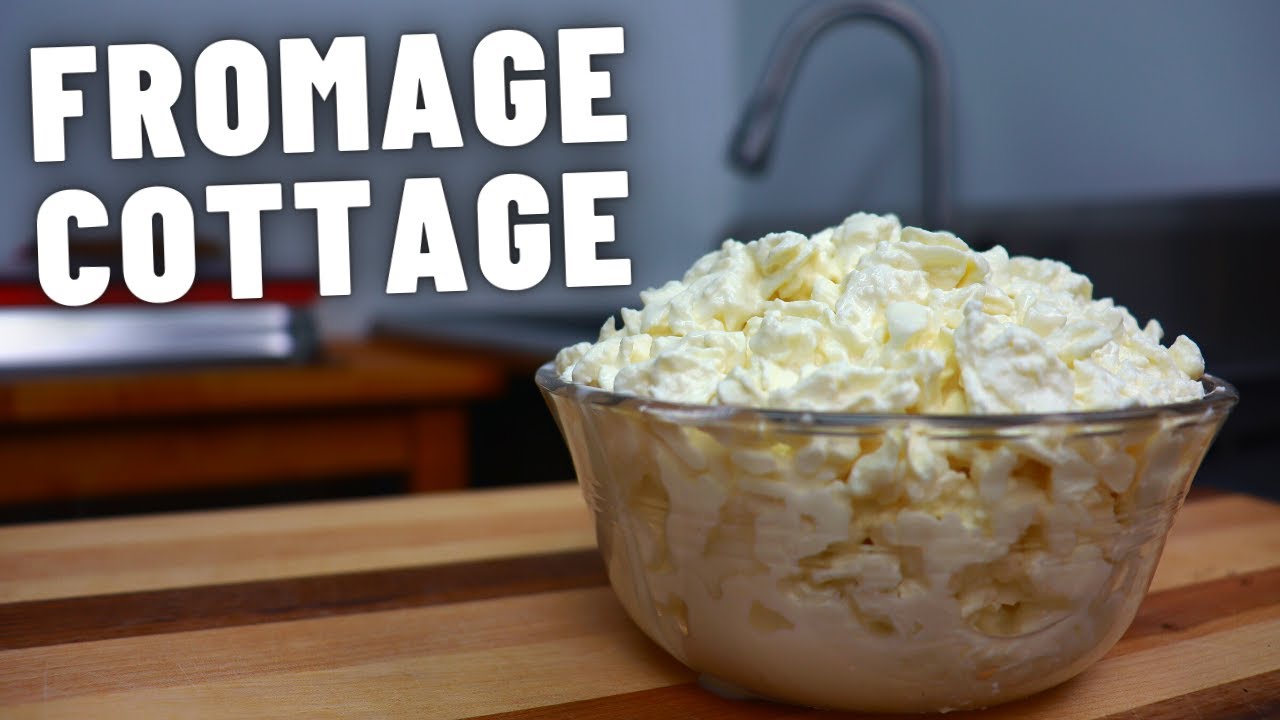 Recette de FROMAGE COTTAGE fait maison qui ne ressemble pas à une