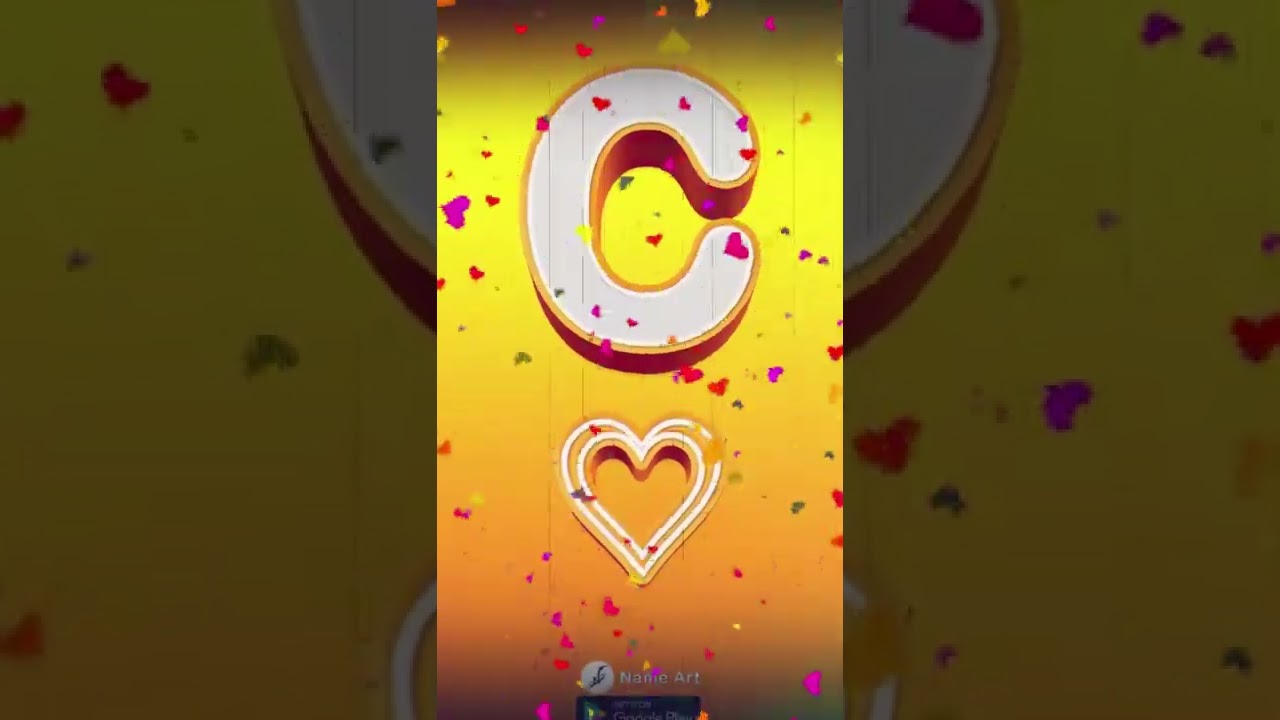 C Name Art Video Status | C Letter Whatsapp Status | Name Art #shorts