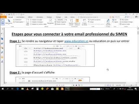 Étapes pour se connecter au SIMEN