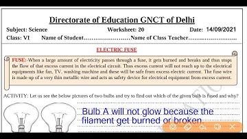 Science worksheet 20 class 6 (14/9/21) English medium/worksheet 20 science class6/class6 science
