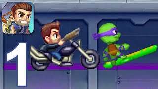 Jetpack Joyride - Gameplay Walkthrough Part 1 - Tutorial (iOS, Android) screenshot 4