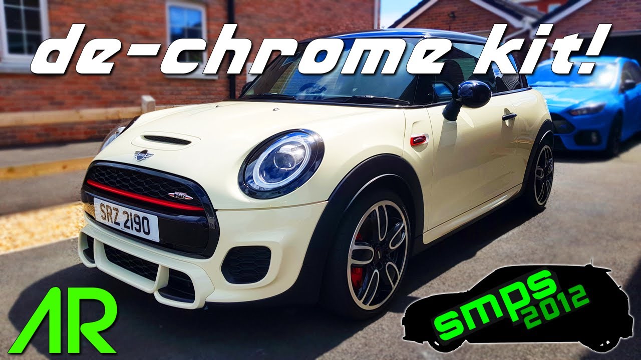 MINI F56, F57 Cooper, S JCW Full De Chrome Piano Black Out Kit Covers  *SMPS2012*