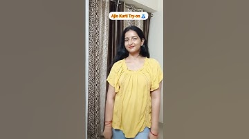 Ajio Kurti Try-On👗Stylish & Budget Friendly 💸2 Ajio Kurti Try-On 😍Ajio Haul | Simple  Trendy Elegant