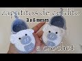 Cómo tejer zapatos de cerdito a crochet  - bebe - baby shoes- ganchillo