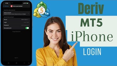 How To Login Deriv On MT5 iPhone | Link Deriv Account To MT5 On iPhone 